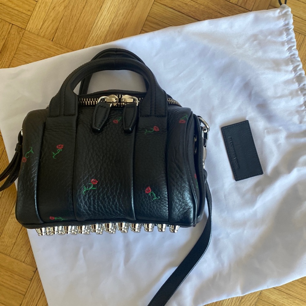 Alexander Wang Mini Rockie Rose Embossed Bag